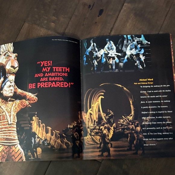 Disney Presents The Lion King Broadway Musical 1997 Program Book Souvenir 90s - Picture 5 of 5